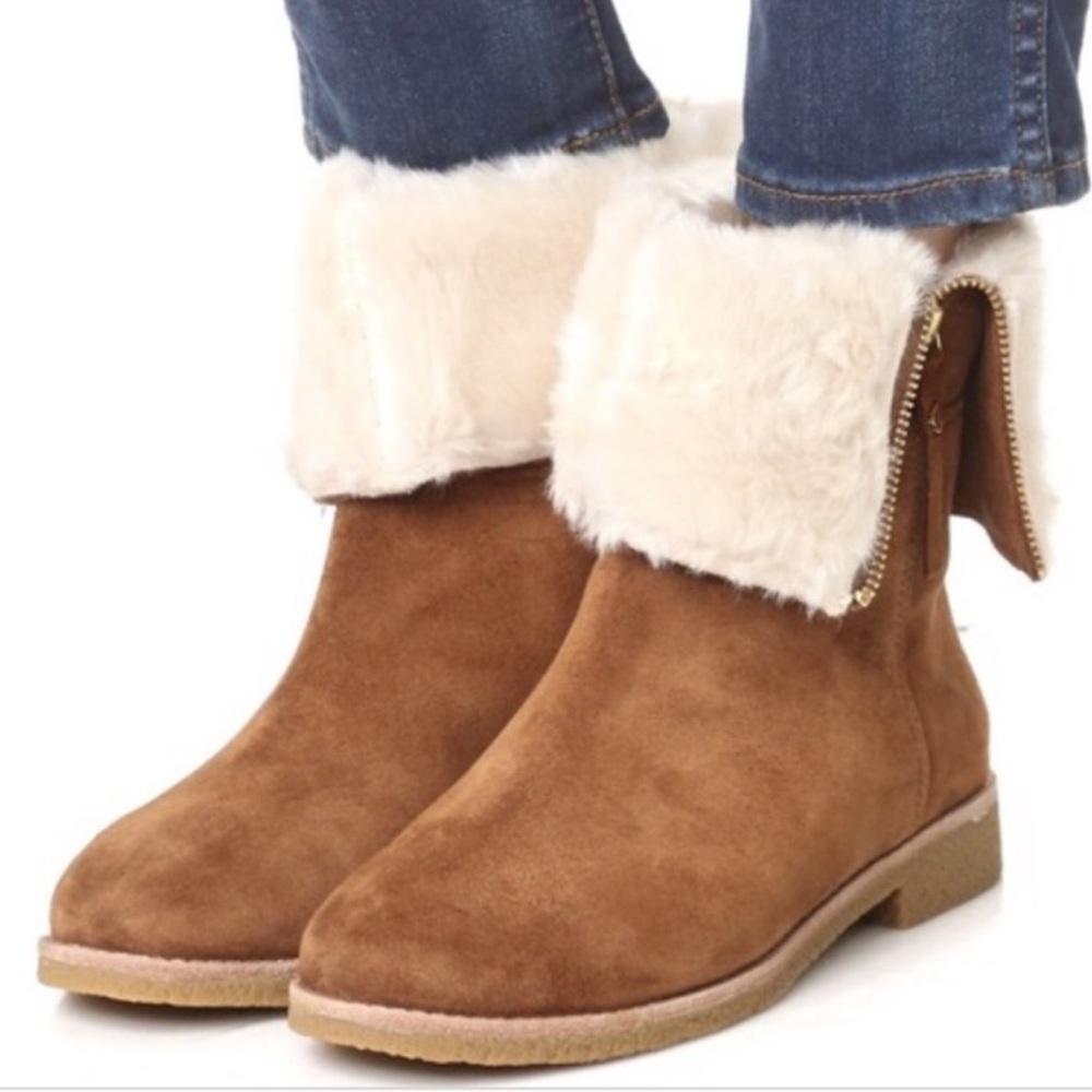 Kate Spade Baja Faux Fur boots size 6